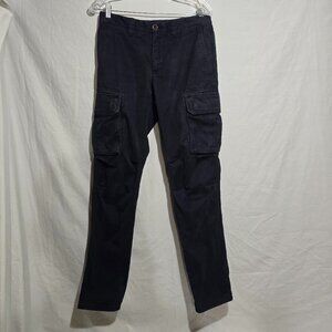 INCOTEX Men's Slim Fit Cargo Slacks - Navy - Sz 30